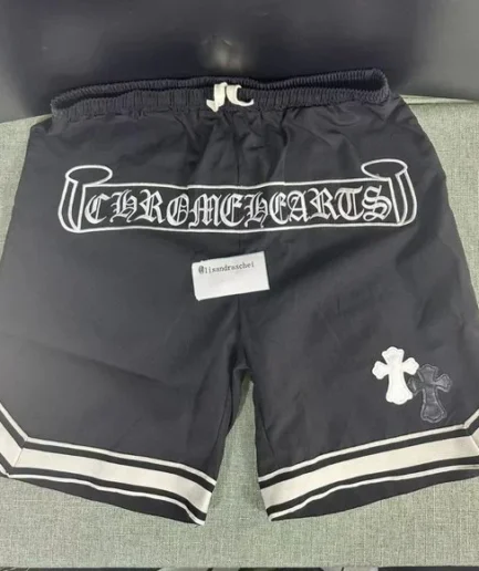 Black Chrome Hearts Casual Shorts