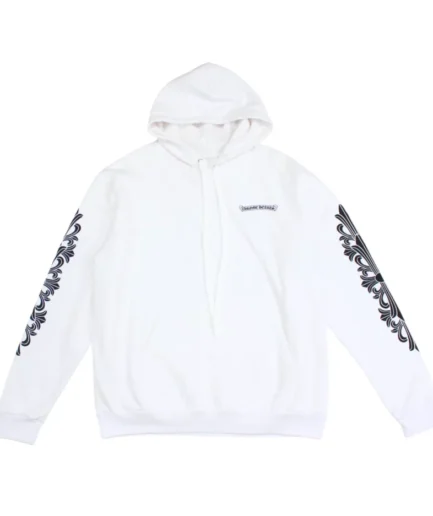 CH Eye Chart Pink Dagger Pullover Hoodie White