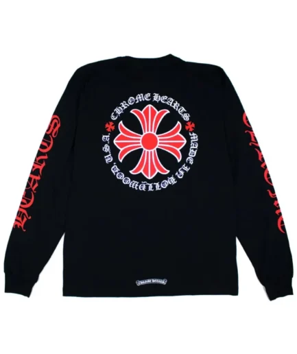 Chrome Hearts Made In Hollywood Plus Cross LS Sweatshirt