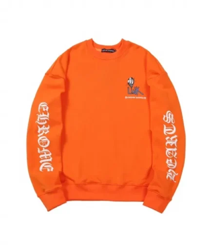 Chrome Hearts Matty Boy Orange Sweatshirt