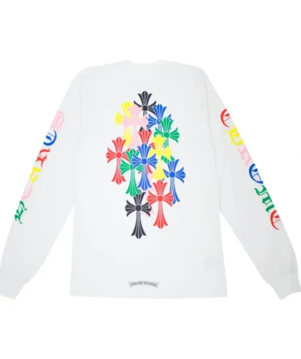 Chrome Hearts Multi Color Cross Cemetery Sweatshirt