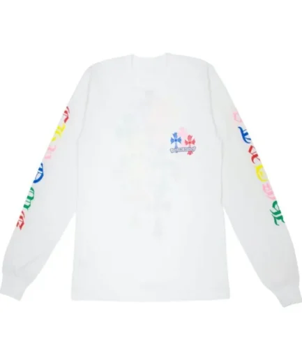 Chrome Hearts Multi Color Cross Cemetery Sweatshirt