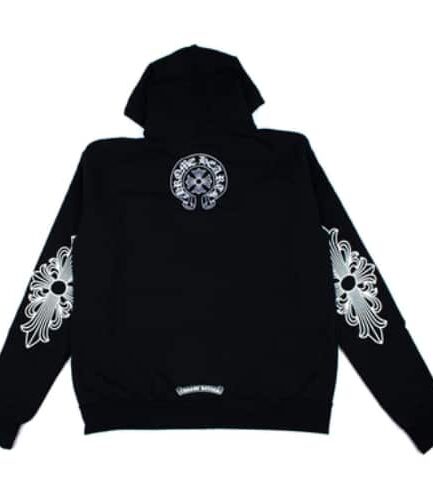 Chrome Hearts Single Floral T Logo Zip Up Hoodie