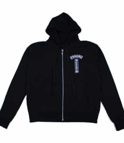 Chrome Hearts Single Floral T Logo Zip Up Hoodie