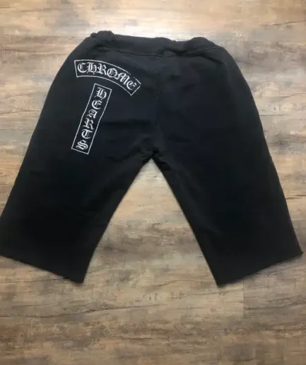 Chrome Hearts T Bar Banner Logo Sweat Shorts