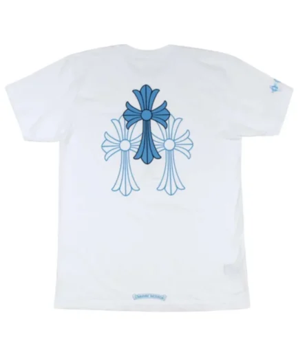 Chrome Hearts Triple Cross Logo S S T-Shirt White